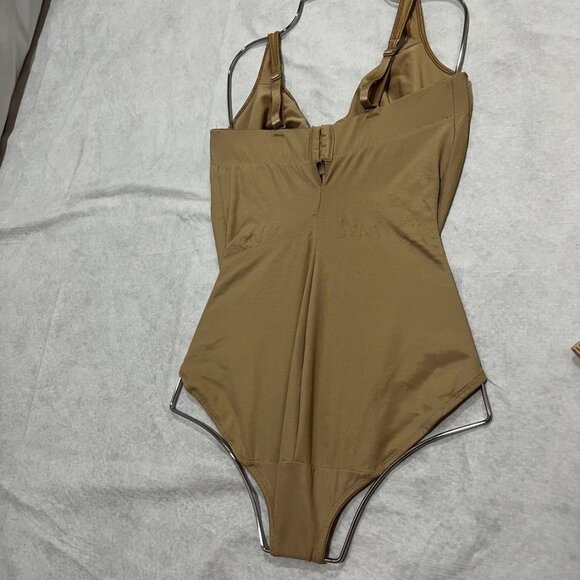Sweet Nothings Vintage Shaping Bodysuit Gold & Nude Underwire 36C - Picture 10 of 11